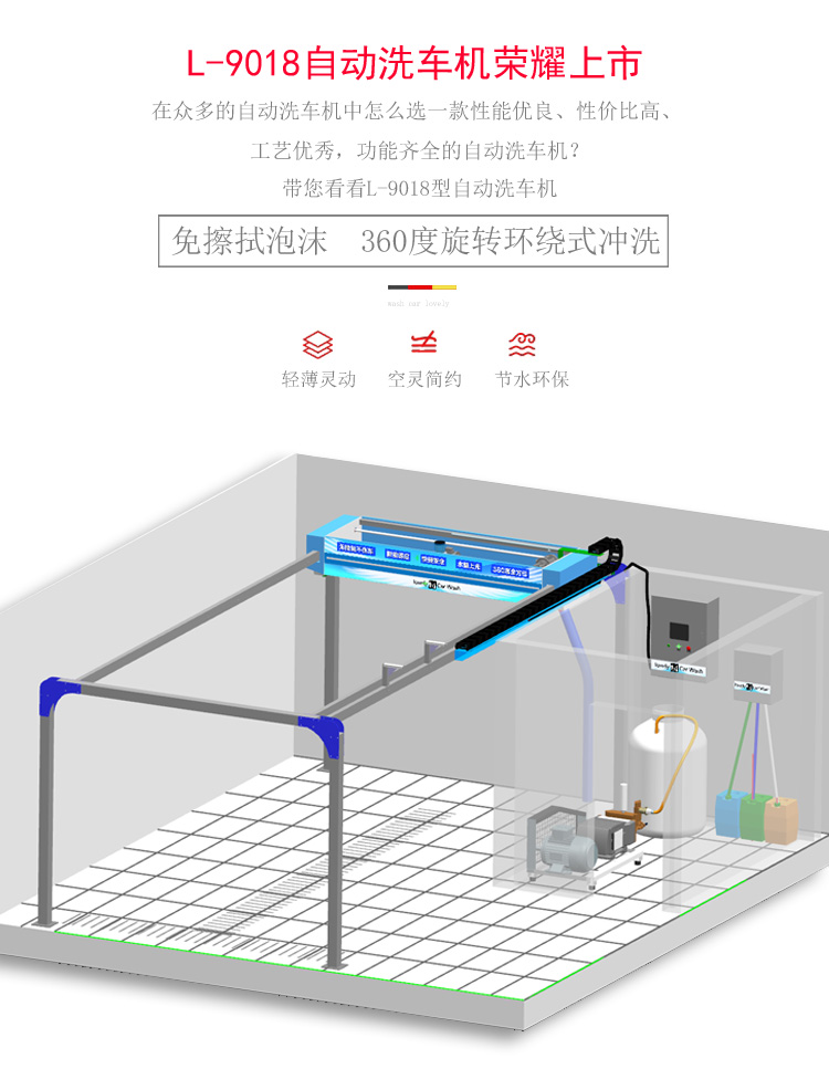 上海有爱新款L-9018自动洗车机荣耀上市！(图20)