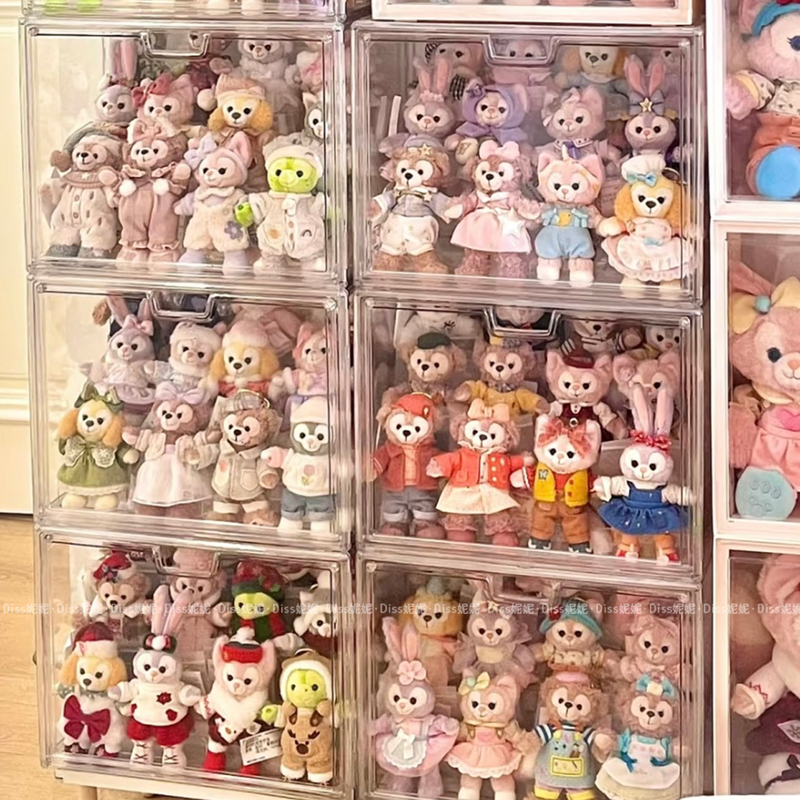Acrylic Display Box Disney Pendant Protective Case Cabinet Doll Storage Transparent Storage Box Toy Figure Acrylic Display Box Disney Pendant Protective Case Cabinet Doll Storage Transparent Storage Box Toy Figure