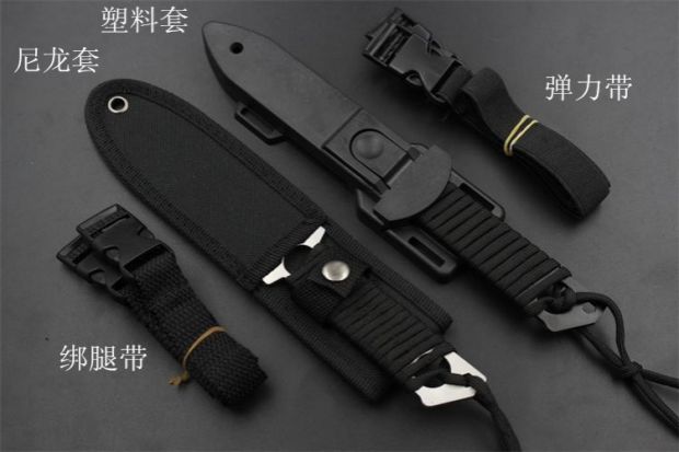 Ưu đãi đặc biệt 包邮 lặn thẳng dao quân đội Thụy Sĩ dao sống sót dao nhỏ thẳng xà cạp Mỹ dao ngoài trời bộ dụng cụ đa năng mini