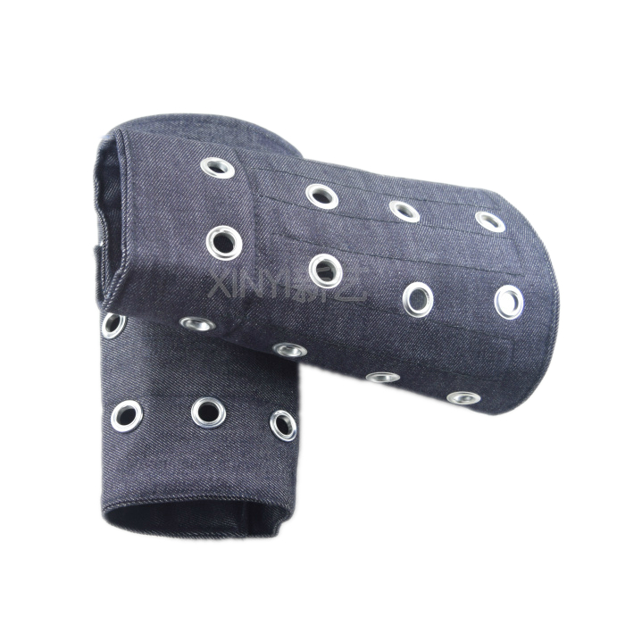 Anti-cutting wrist glass cutting grinding edge carrying safety and cuts and wrist-protection built-in sheet steel denim