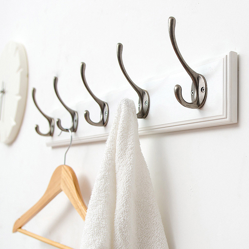 Women's Clothing Store Hook, a Row of Coat Hooks, Long Wooden Hooks, Wall-Mounted, Doorway Wall Hanger, Clothes Hook