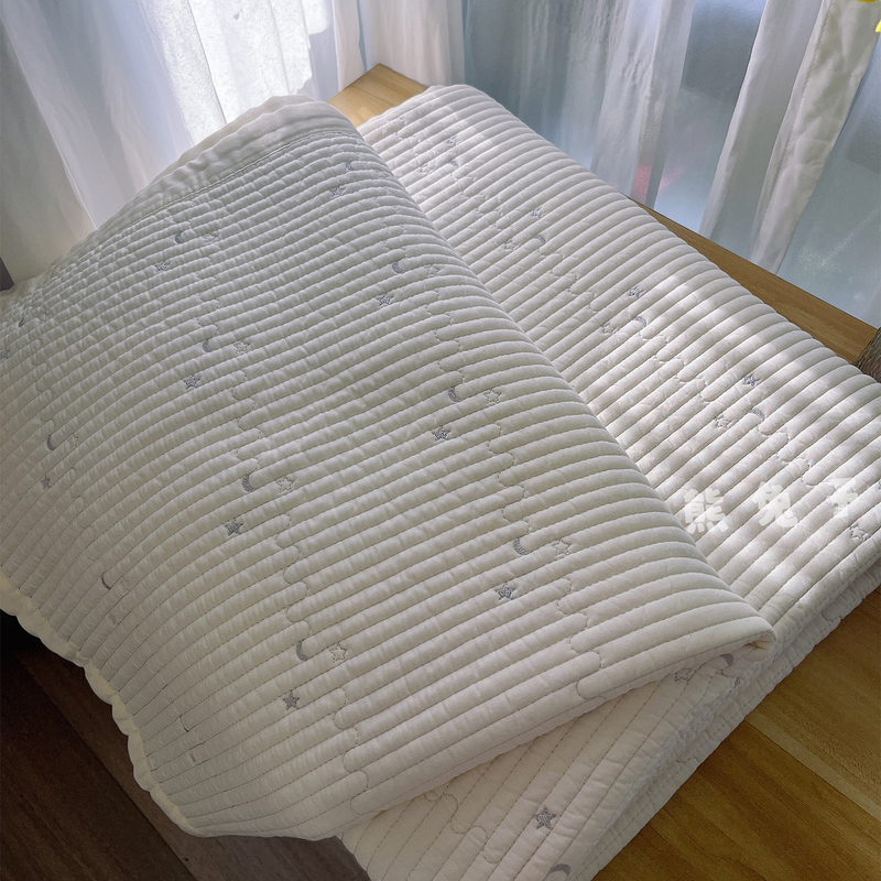 Korean High-Temperature Sand-Washed Double-Sided Modal Tencel Star Bed Cover Three-Piece Set, Soft and Cool, Quilted Bed Sheet, Washable