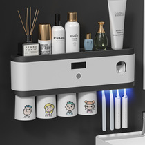 Fengjie Creative Home Smart Toothbrush Sterilizer Hanging Electric Brush Holder Set Punch-Free UV Holder
