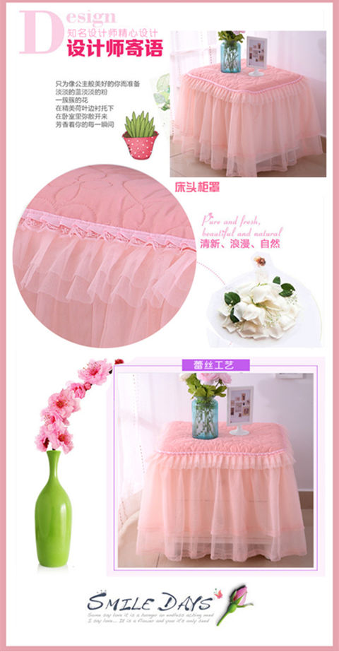 Ren bao gồm tất cả giường áo khoác Hàn Quốc phiên bản của công chúa ngủ gió bàn nhỏ che bụi vải bông tay áo bảo vệ dày - Bảo vệ bụi áo trùm máy giặt vải dù