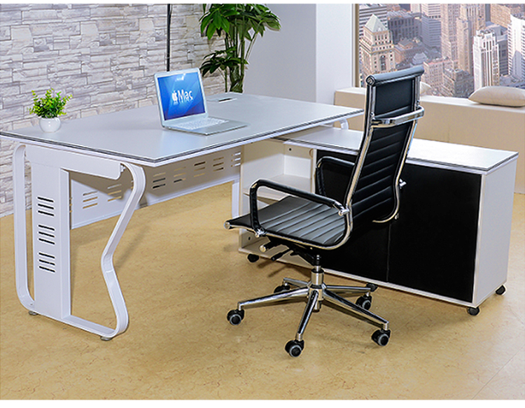 Bàn ghế văn phòng đơn giản hiện đại bàn giám sát bàn Quảng Châu 1.6 m tấm đơn giản quản lý thời trang ông chủ bàn