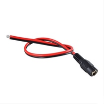 Pure copper DC plug red and black power cord monitoring special power female connector female wire 12V