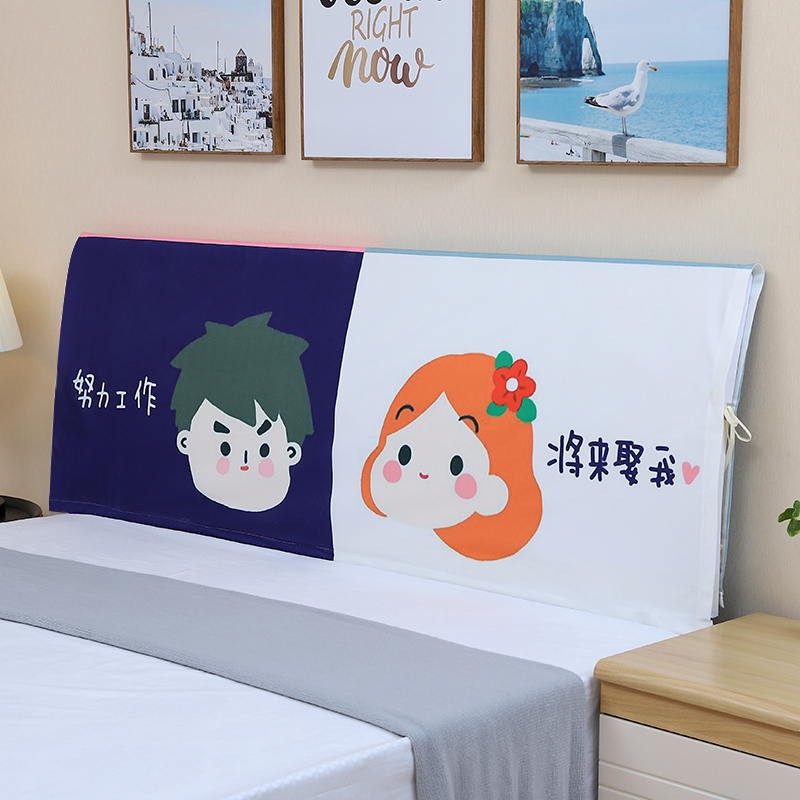 Dày giường đầu giường bìa bông vải khăn che nửa giường gói 1,82 m giường bụi vải liệm bảo vệ - Bảo vệ bụi áo trùm máy giặt cửa trước electrolux 10kg