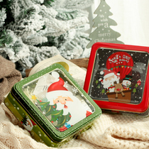 Christmas gift box Packaging box Horse mouth Santa Claus Candy Can Christmas decorations ornaments Childrens small gifts