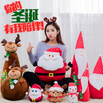 Santa Claus doll ornaments Christmas decorations Snowman pillow warm hand bag pillow Christmas gifts small gifts