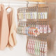 Sock drying rack multi-clip ເຄື່ອງ​ນຸ່ງ​ຫົ່ມ​ໃນ​ຄົວ​ເຮືອນ rack drying cool underwear balcony windproof ສະ​ແຕນ​ເລດ socks drying artifact