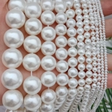 Натуральный браслет из бисера из жемчуга ручной работы, бусины, серьги, аксессуары, 2-16мм