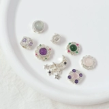 Qiangbao Color Silver Induce Vermiculite кружевные полые плоские бусины на лунной звезде