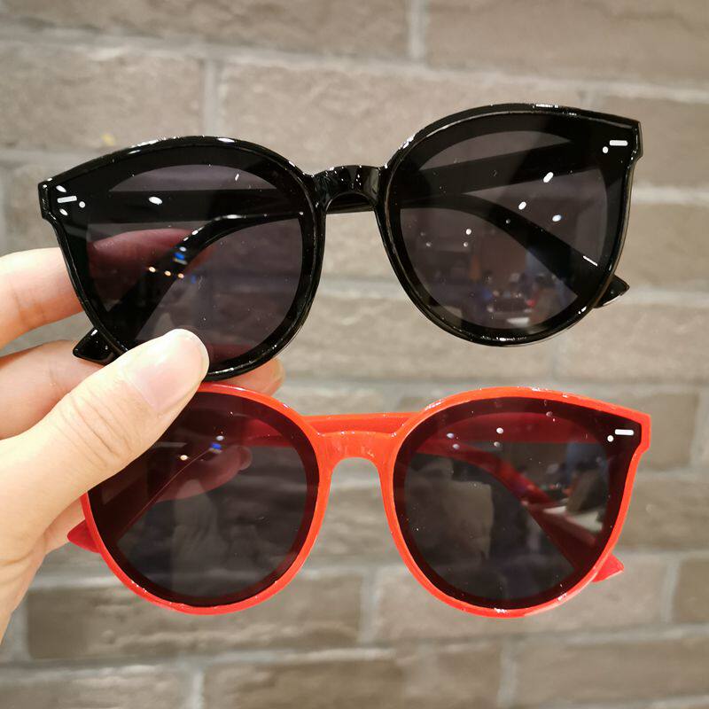 Children Sunglasses Boy Girl Fashion Street Photo Ink Mirror Mesh Red Baby 100 Hitch Recessed Styling Glasses Kid Sunglasses-Taobao