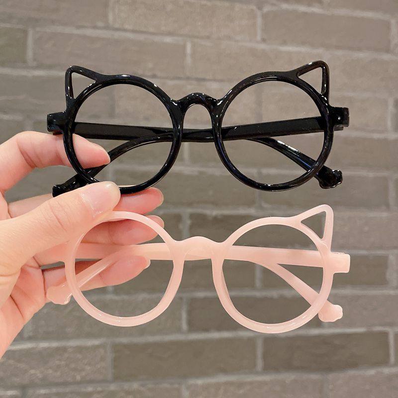 Children's Glasses Girl Baby Super Cute Cute Kitty Eyeframe Girl Sells Cute no lenses Decorative Tide-Taobao