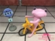 tự hỏi ếch nhỏ ếch nhỏ ếch phụ kiện ngoại vi xe đạp mini thức ăn và đạo cụ chơi - Búp bê / Phụ kiện