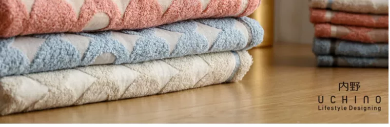 Uchino infield Nhật Bản nhập khẩu khăn tắm soya jacquard khăn tắm cotton khăn mặt người lớn khăn bông - Khăn tắm / áo choàng tắm