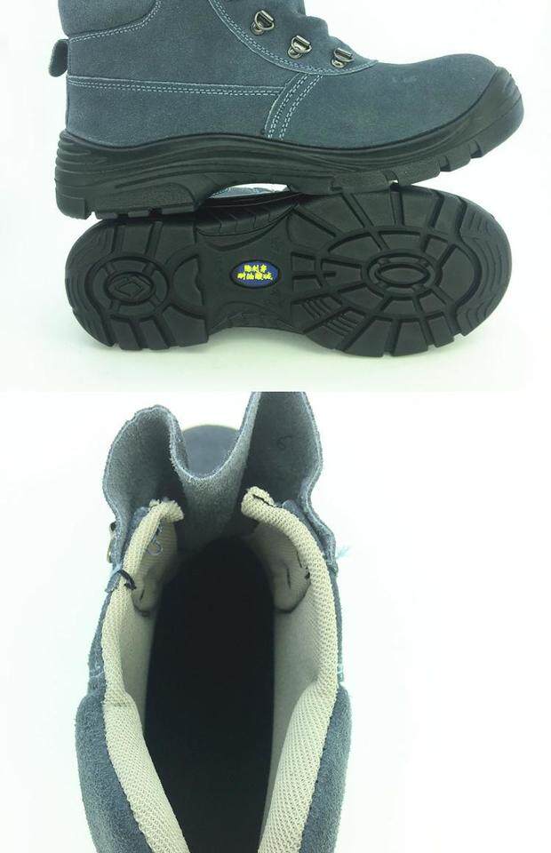 Защитная обувь 秋冬安全工作鞋电焊工冬男女耐高温钢头防砸刺穿防滑实心底劳保鞋