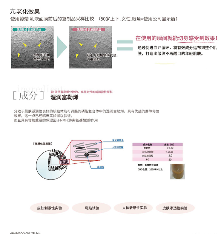 日本CERURU.B 泡沫免洗精华面膜 泡沫面膜 润白滋养细腻 90g