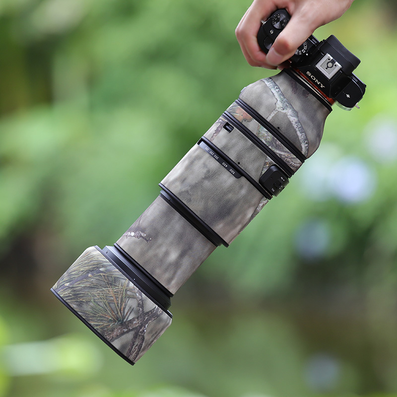 Apply Tenglong 150-500mm F5-6 7 A057 long focal lens camouflage gun coat protective set 150500