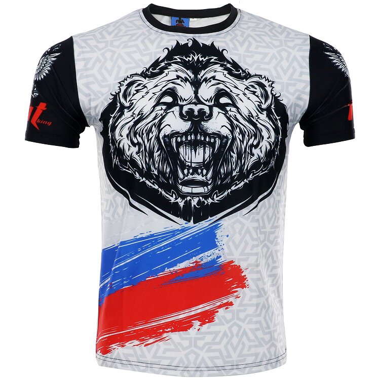 Quick-dry set T-shirt MMA fight sports muscle exercise short sleeves running UFC comprehensive fight training Muay Thai loose 8 Quick-dry set T-shirt MMA fight sports muscle exercise short sleeves running UFC comprehensive fight training Muay Thai loose 7