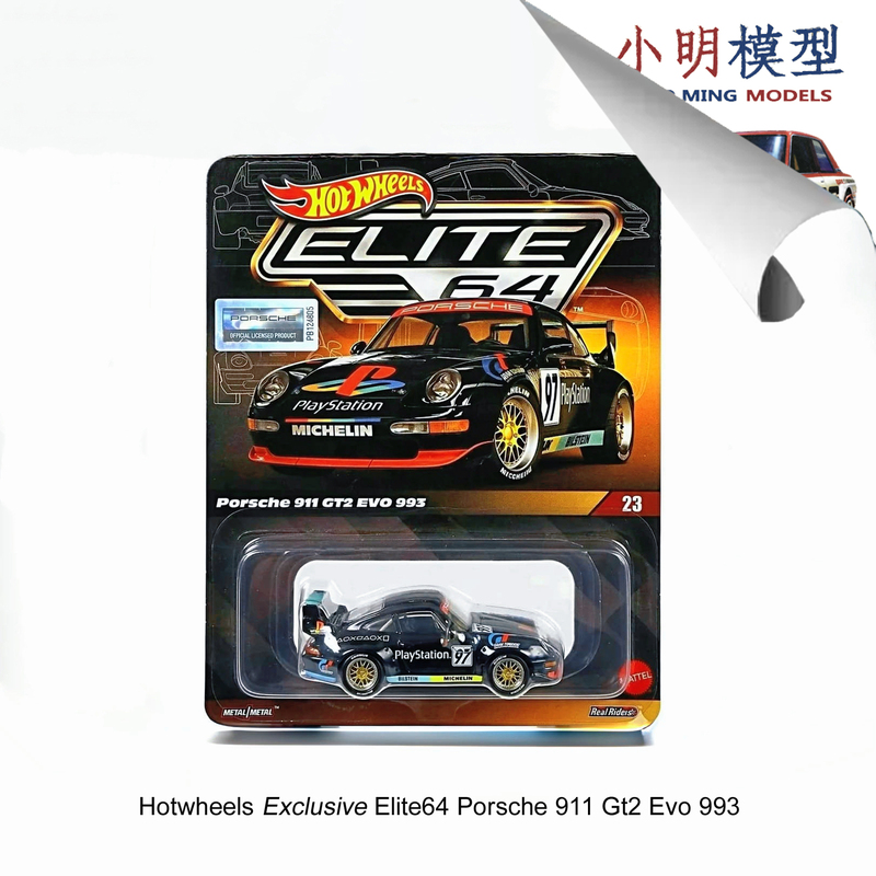 Hot Wheels Elite 64 Elite Porsche 911 Gt2 Evo 993 Porsche Ps Paint Job