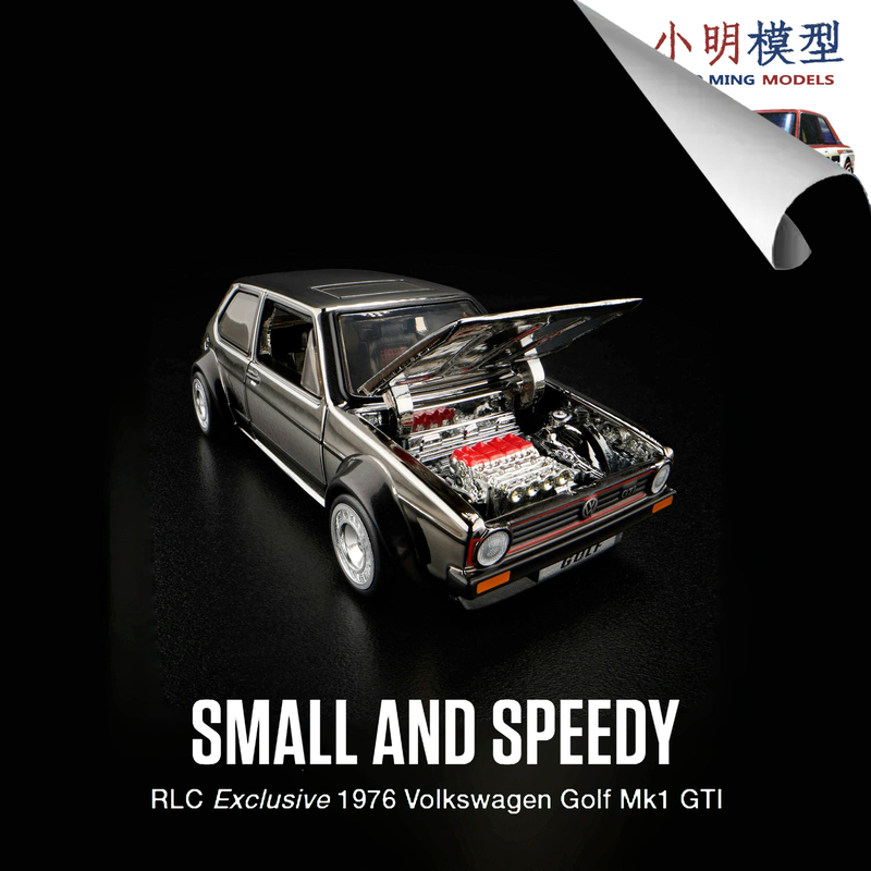 Hot Wheels Rlc 1/64 1976 Volkswagen Golf Volkswagen Golf Mk1 Gti Silver Gray