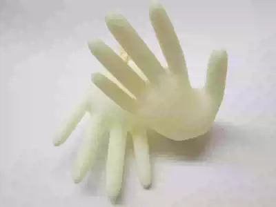 Disposable hand adhesive rubber gloves rubbing adhesive adhesive hand easy to use 50 one tie