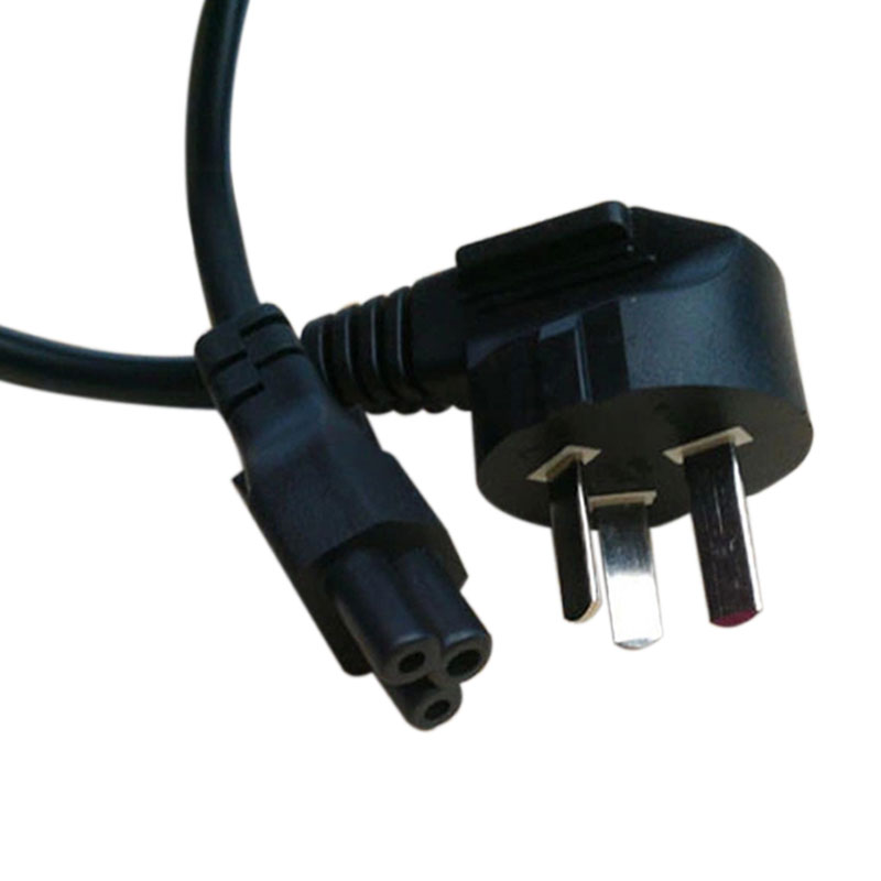 National standard notebook computer power cord 1 5 meters 3 holes plum blossom head power cable