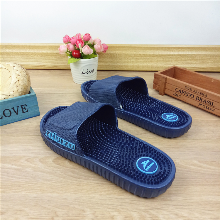 Dép massage điểm huyệt nam chăm sóc sức khỏe mùa hè dép và dép đi biển chống trượt trong nhà dày đáy phiên bản tiếng Hàn của từ kéo dép nam