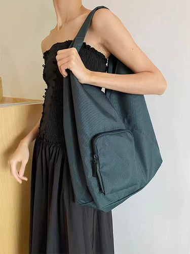 Японская вместительная и большая сумка на одно плечо, сумка через плечо, шоппер, барсетка