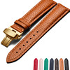 Super soft pebbled leather watch strap accessories butterfly buckle men's and women's watch chain suitable for Tissot dw Rossini king