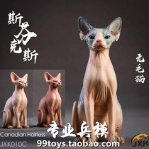JxK Studio Jxk010 1 6 hairless cat Sphinx animal model static ornaments spot