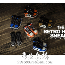 ONESIX-VERSE TOYS OS02 1 6 handmade retro sneakers model first bullet spot