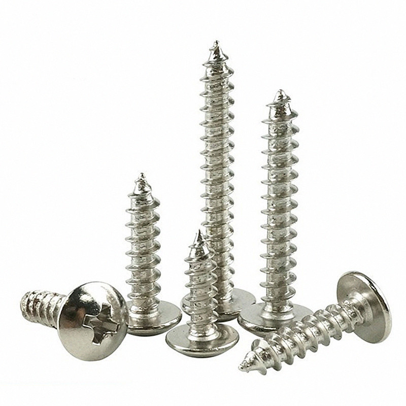 TA Cross Large Flat Slewl M4M2 9M3 M2 5 Umbrella Head BA Large Head Carbon Steel Hard Environmentally Protective Nickel Screw