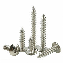 TA cross large flat head self-tapping screw M4M2 9M3M2 5 umbrella head BA big head carbon steel plus hard environmental protection nickel screw