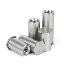 Stainless steel 303 blind hole riveting stud stud BSOS-M4-5-40 small aperture 6 hexagonal sheet metal sheet metal riveting column