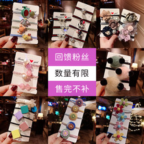 Fan feedback Children cartoon hair rope girl tie hair rubber band Hyuna flower adult head rope Old welfare