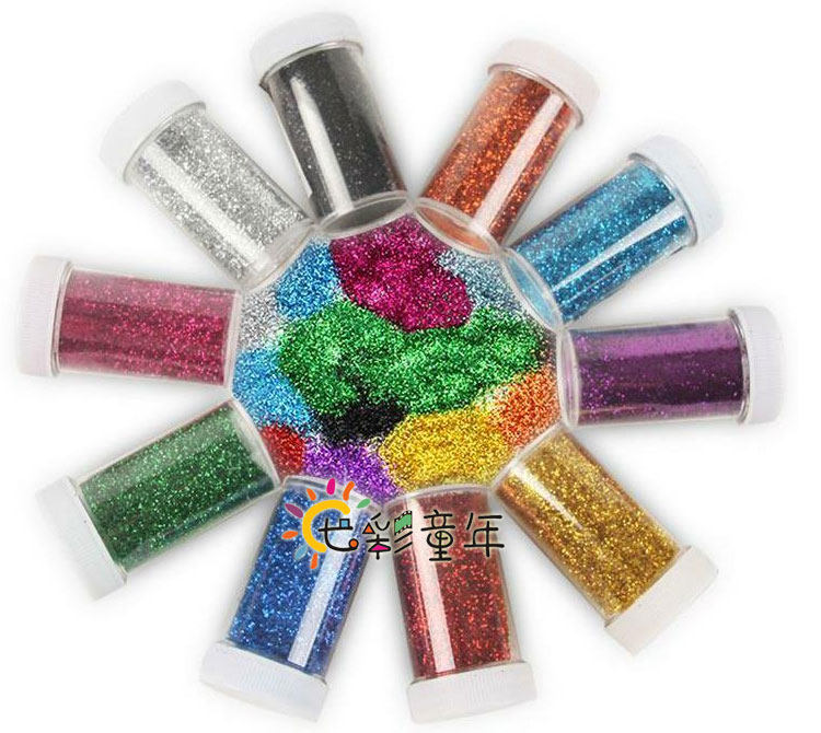 Gold Powder painting DIY slime glitter powder pearl powder golden onion powder manicure sand painting silver powder decorative flower material sequins