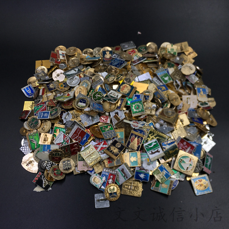 Soviet Medallion Badge Hero Urban Figure Red Historical Badge Medal (original product fidelity) Finely Picked-Taobao