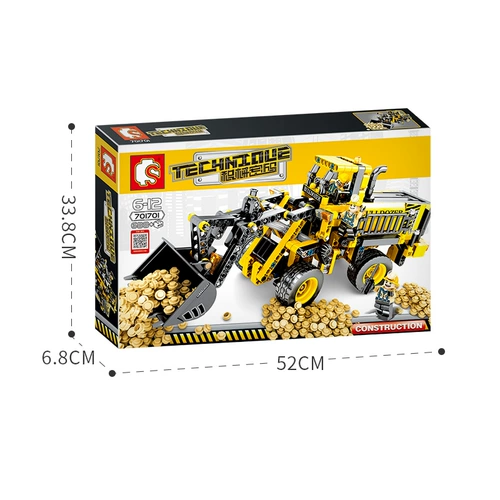 Механический конструктор, игрушка, бульдозер, наука и технология
