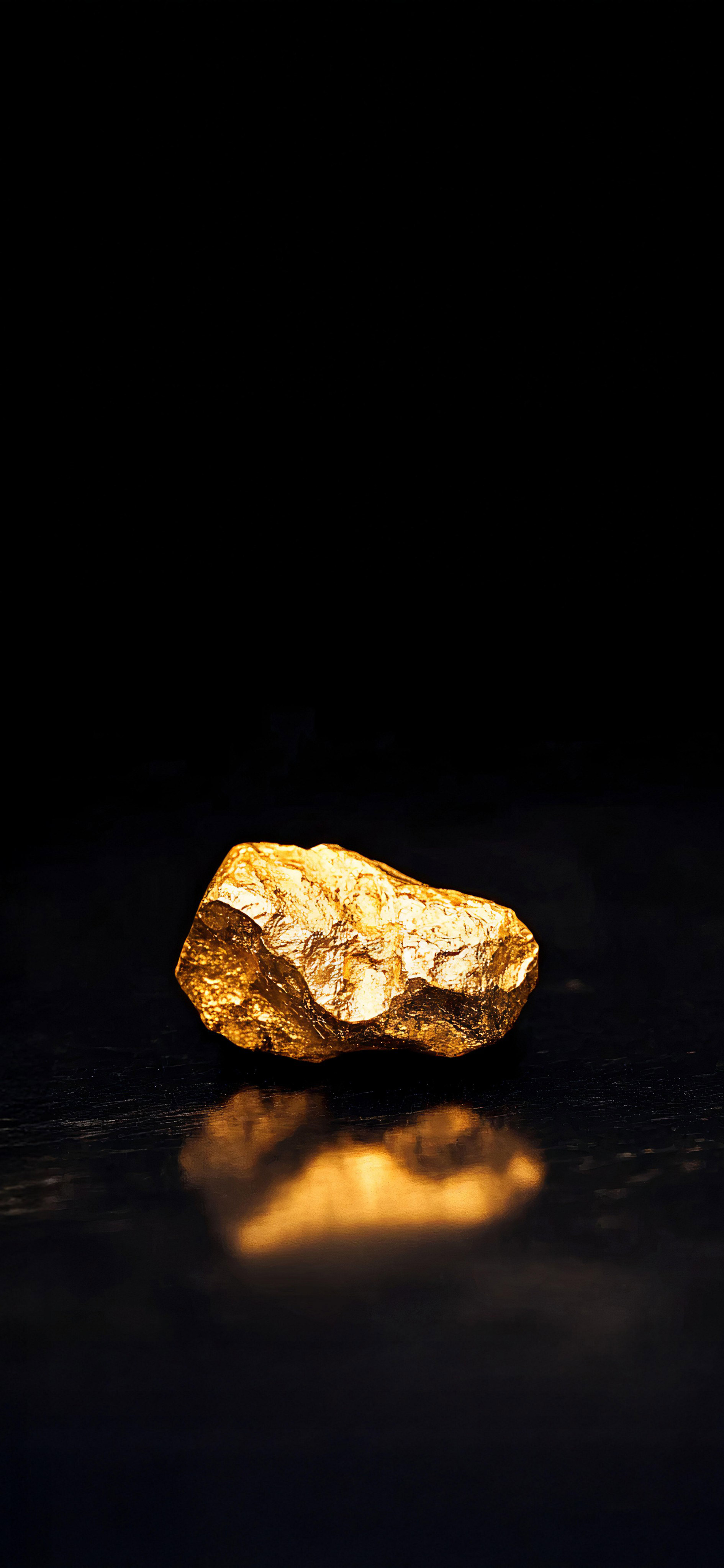 留白金矿石壁纸 黑金高级极简竖版手机锁屏