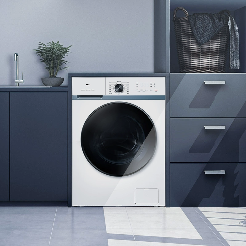 Máy giặt lồng giặt chuyển đổi tần số tự động TCL Máy giặt sấy gia dụng 10 kg công suất lớn G100L880-HB - May giặt