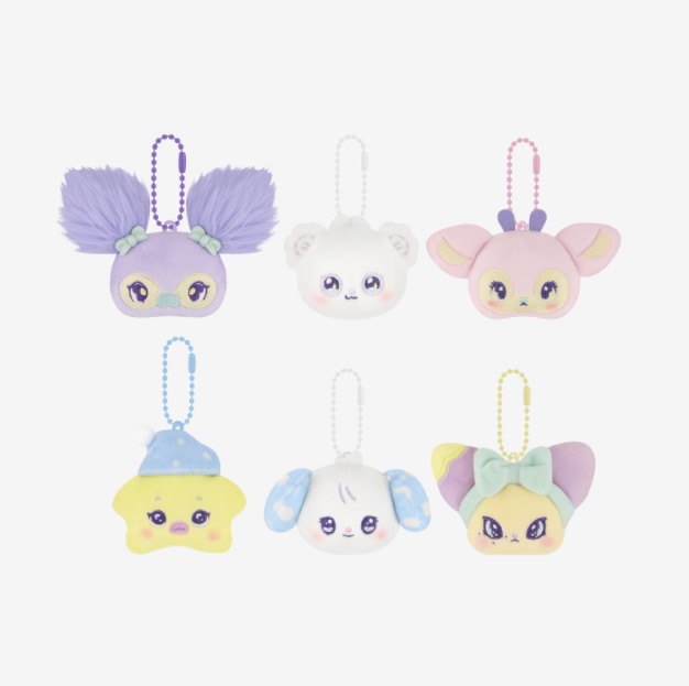 [in Stock] Nmixx Official Merchandise Mixxffy Face Keyring Doll Pendant Keychain