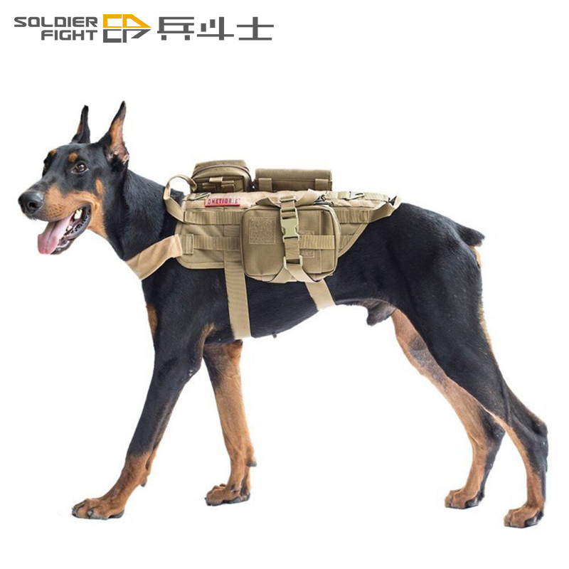 Babot large dog tactical dog vest suit waterproof tactical dog training equipment dog combat clothing vest