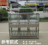 Клетка из нержавеющей стали, клетки, клетки, клетки плюшевая клетка, маленькая собачья клетка, мать, клетка, чтобы установить клетки для собак