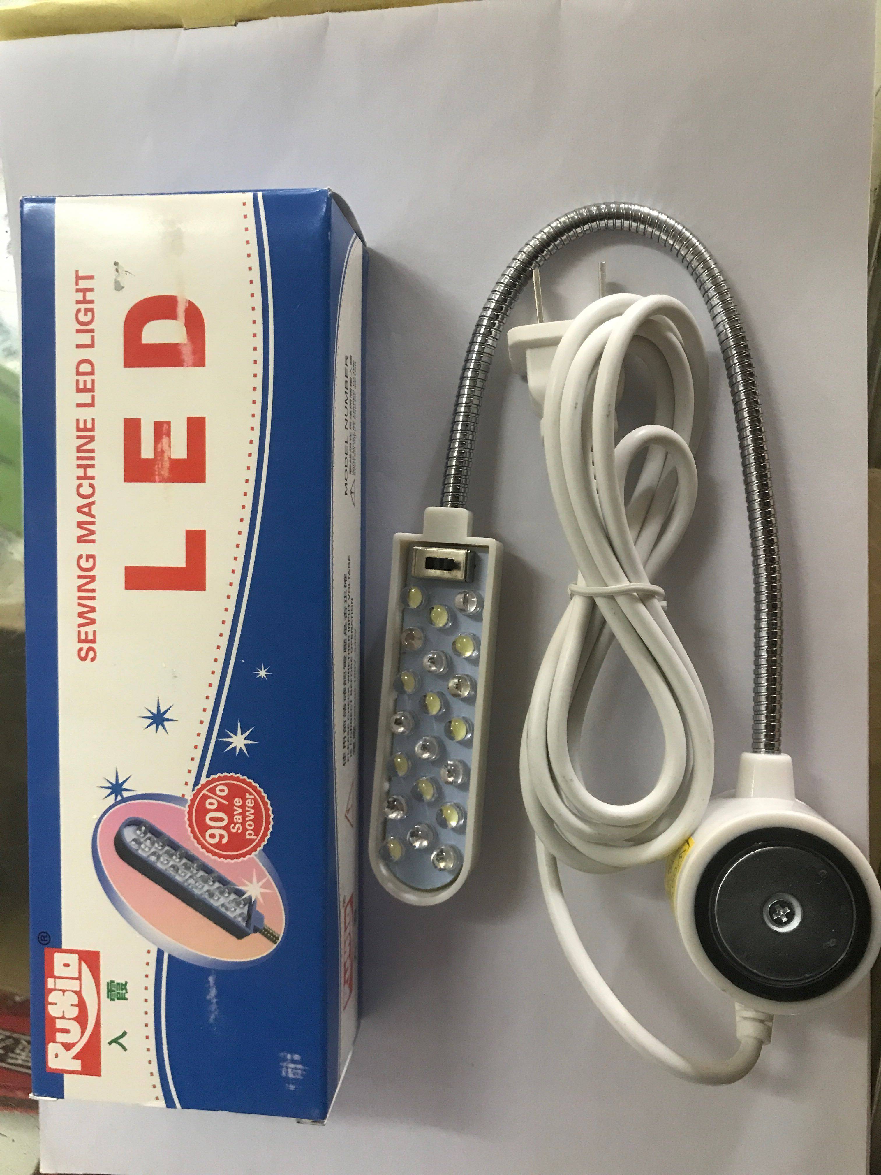 Sewing Machine Led20 Beads Car Lights With Magnet Clothes Lights Home Car Head Work Lights Desk Lamps Two-color Lights