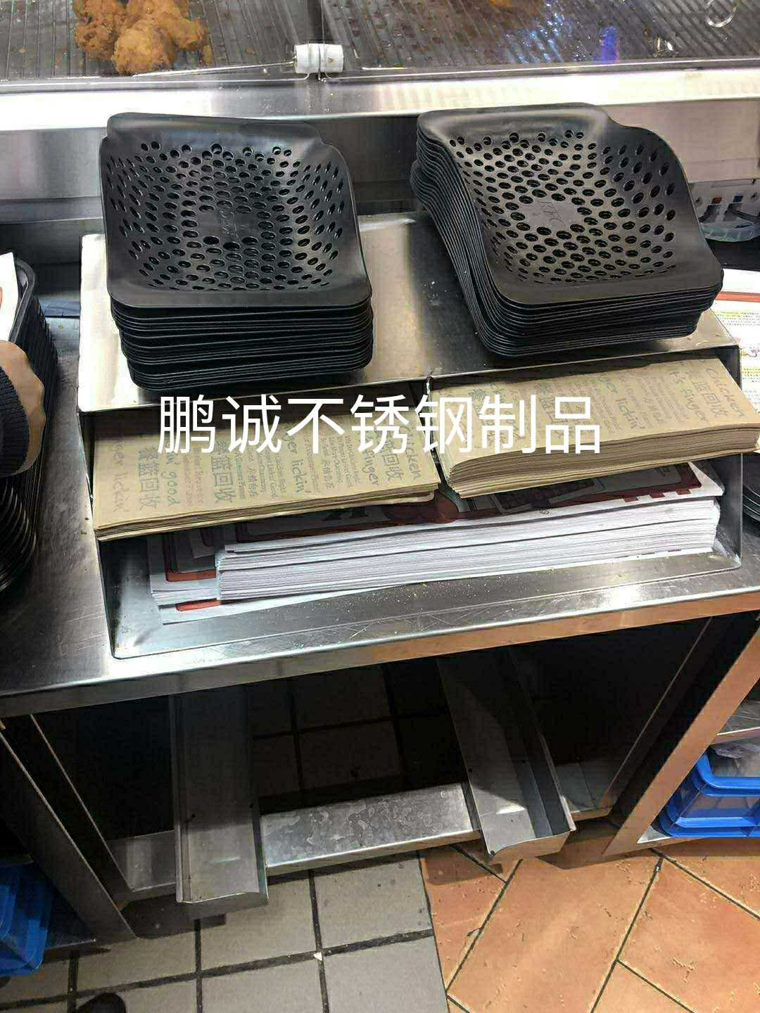 KFC special small appliances stainless steel small package carton meal blue bracket