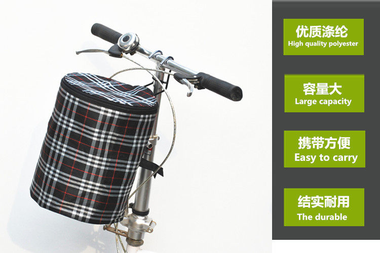 Panier pour vélo en toile - Ref 2258050 Image 3