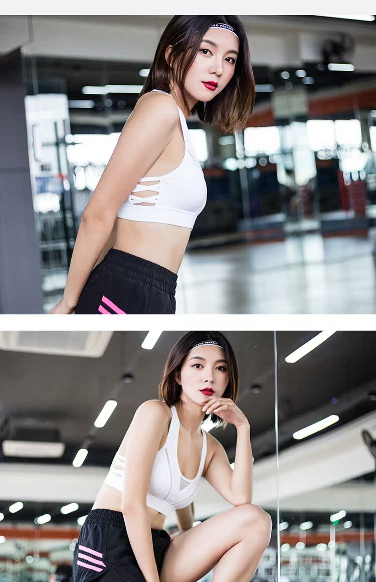 Shore phi thể thao 2018 xuân hè sản phẩm mới cố định chống động đất tập hợp áo lót tập thể dục bra tập hợp áo ngực phụ nữ áo tập gym nữ