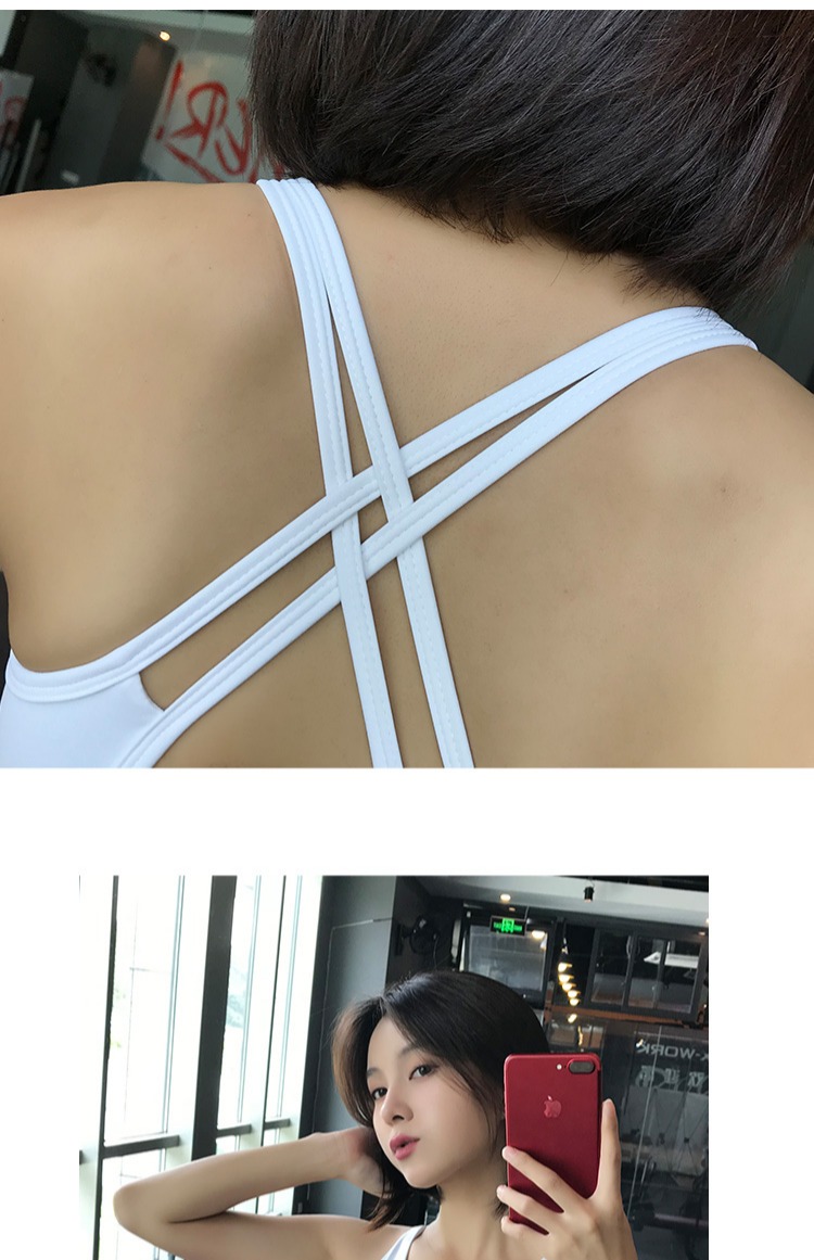 Shore phi thể thao V-cổ gợi cảm thu thập đồ lót chống sốc chuyên nghiệp nhanh chóng áo ngực chống động đất áo ngực yoga áo tập thể